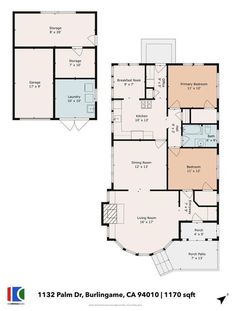 Tiny photo for 1132 Palm Drive, BURLINGAME, CA 94010 (MLS # ML82046105)