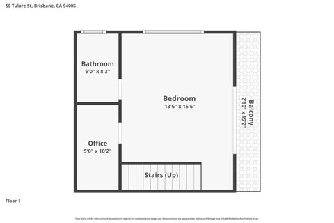 Tiny photo for 50 Tulare Street, BRISBANE, CA 94005 (MLS # ML82042635)