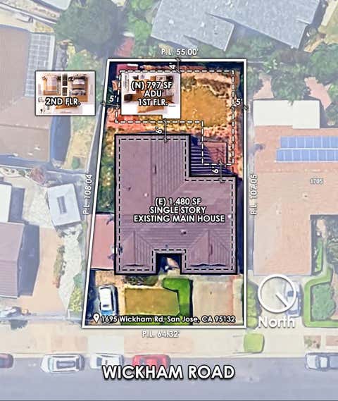 Tiny photo for 1695 Wickham Road, San Jose, CA 95132 (MLS # ML82056741)