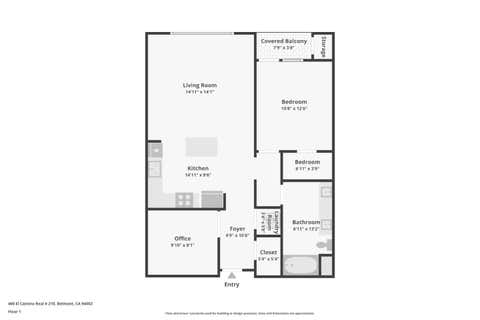 Tiny photo for 400 El Camino Real Real #210, Belmont, CA 94002 (MLS # ML82049818)