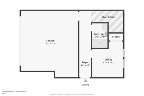 Tiny photo for 1015 Abruzzo Lane #1, SAN JOSE, CA 95131 (MLS # ML82033971)