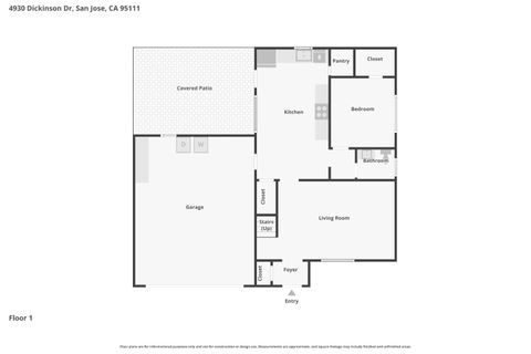 Tiny photo for 4930 Dickinson Drive, SAN JOSE, CA 95111 (MLS # ML82038117)