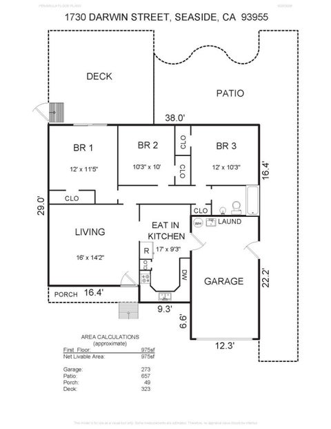 Tiny photo for 1730 Darwin Street, SEASIDE, CA 93955 (MLS # ML82058833)