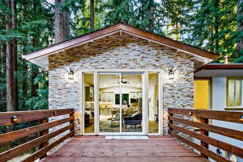 Photo of 255 Brookside Drive, BOULDER CREEK, CA 95006 (MLS # ML82032619)