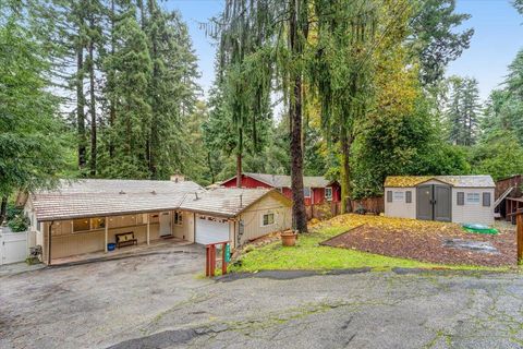 Tiny photo for 261 Saint Francis Drive, BOULDER CREEK, CA 95006 (MLS # ML82024624)