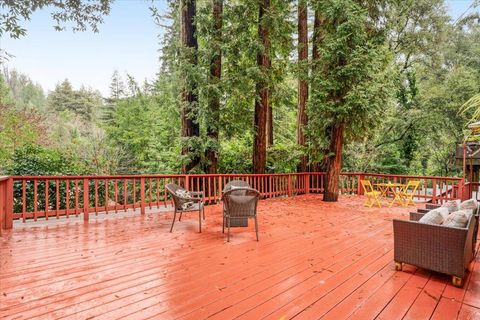 Tiny photo for 261 Saint Francis Drive, BOULDER CREEK, CA 95006 (MLS # ML82024624)