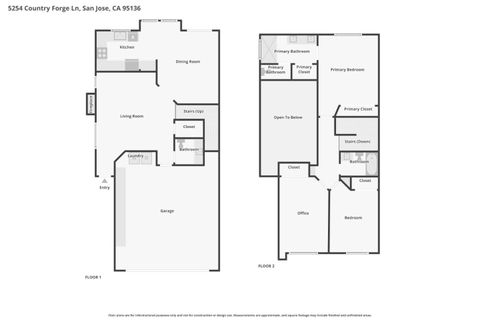 Tiny photo for 5254 Country Forge Lane, SAN JOSE, CA 95136 (MLS # ML82035055)