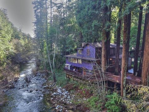 Photo of 240 Old River Lane, BROOKDALE, CA 95007 (MLS # ML82018533)