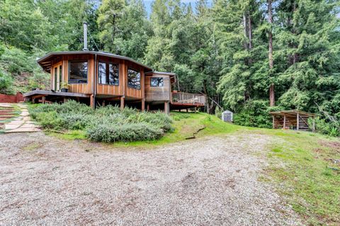 Photo of 12845 Love Creek Road, BEN LOMOND, CA 95005 (MLS # ML82041485)