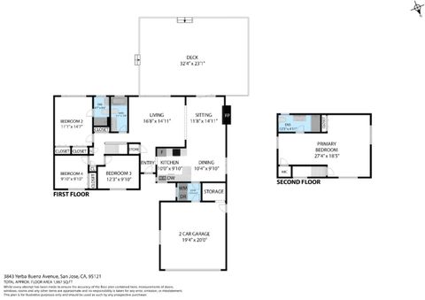 Tiny photo for 3843 Yerba Buena Avenue, SAN JOSE, CA 95121 (MLS # ML82022765)