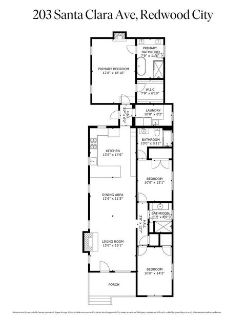 Tiny photo for 203 Santa Clara Avenue, Redwood City, CA 94061 (MLS # ML82027317)