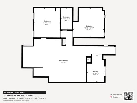 Tiny photo for 722 Ramona Street, PALO ALTO, CA 94301 (MLS # ML82060225)