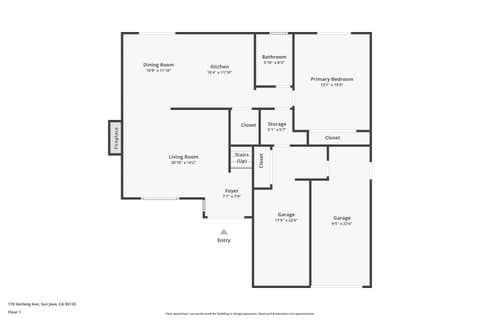 Tiny photo for 170 Herlong Avenue, SAN JOSE, CA 95123 (MLS # ML82051161)