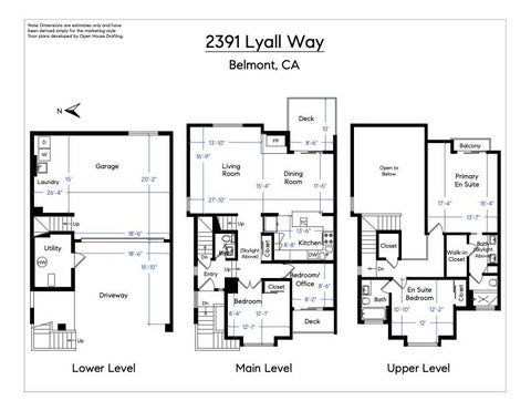 Tiny photo for 2391 Lyall Way, BELMONT, CA 94002 (MLS # ML82052780)