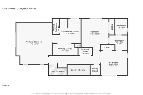 Tiny photo for 425 S Monroe Street, SAN JOSE, CA 95128 (MLS # ML82049675)
