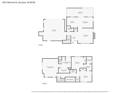 Tiny photo for 425 S Monroe Street, SAN JOSE, CA 95128 (MLS # ML82049675)