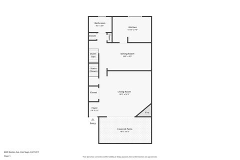 Tiny photo for 6509 Kester Avenue #1, VAN NUYS, CA 91411 (MLS # ML82036319)