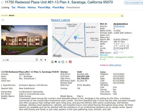 Tiny photo for 7246 Sharon Drive, SAN JOSE, CA 95129 (MLS # ML82054389)