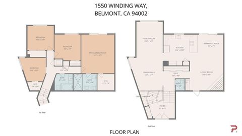 Tiny photo for 1550 Winding Way, BELMONT, CA 94002 (MLS # ML82046731)