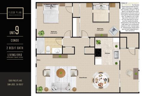 Tiny photo for 1369 Phelps Avenue #9, San Jose, CA 95117 (MLS # ML82035233)