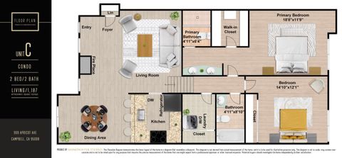 Tiny photo for 909 Apricot Avenue #C, CAMPBELL, CA 95008 (MLS # ML82046095)