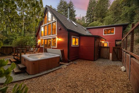 Tiny photo for 6066 Hillside Drive, FELTON, CA 95018 (MLS # ML82053461)