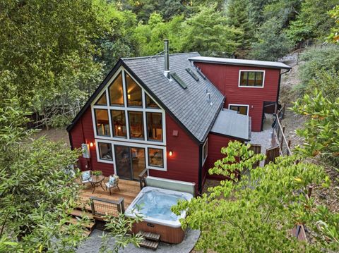 Tiny photo for 6066 Hillside Drive, FELTON, CA 95018 (MLS # ML82053461)