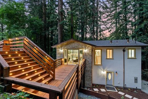 Photo of 255 Brookside Drive, Boulder Creek, CA 95006 (MLS # ML82042472)