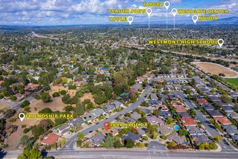 Tiny photo for 1694 Hyde Drive, LOS GATOS, CA 95032 (MLS # ML82023795)