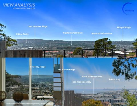 Tiny photo for 553 Diamond Avenue, South San Francisco, CA 94080 (MLS # ML82030079)