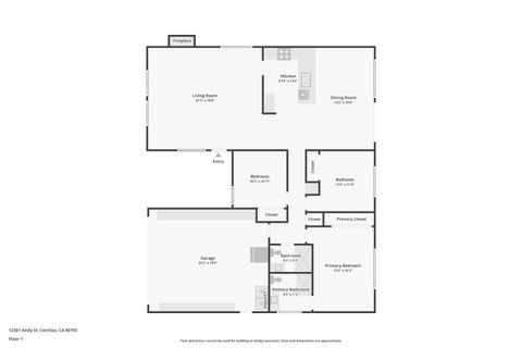 Tiny photo for 12361 Andy Street, CERRITOS, CA 90703 (MLS # ML82029325)