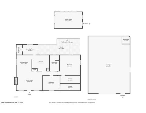 Tiny photo for 20450 Almaden Road, SAN JOSE, CA 95120 (MLS # ML82042525)