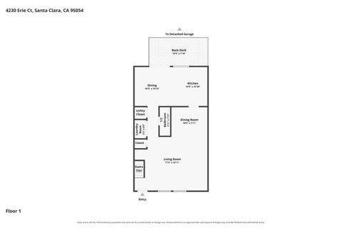 Tiny photo for 4230 Erie Court, Santa Clara, CA 95054 (MLS # ML82056688)