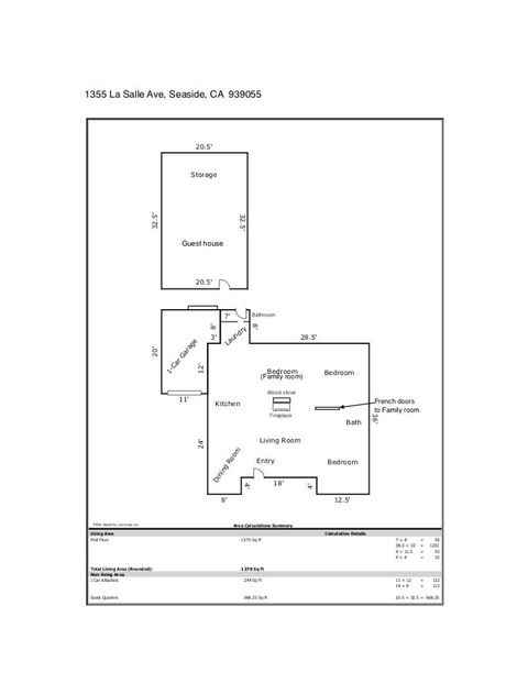 Tiny photo for 1355 La Salle Avenue, SEASIDE, CA 93955 (MLS # ML82037140)