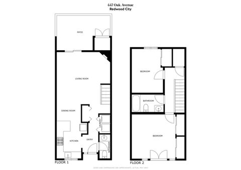 Tiny photo for 447 Oak Avenue, REDWOOD CITY, CA 94061 (MLS # ML82037128)