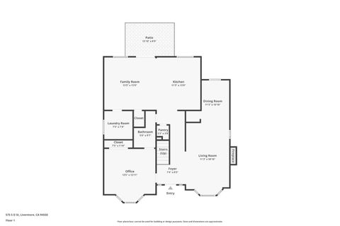 Tiny photo for 575 S O Street, LIVERMORE, CA 94550 (MLS # ML82041679)