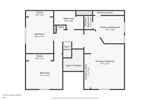 Tiny photo for 575 S O Street, LIVERMORE, CA 94550 (MLS # ML82041679)