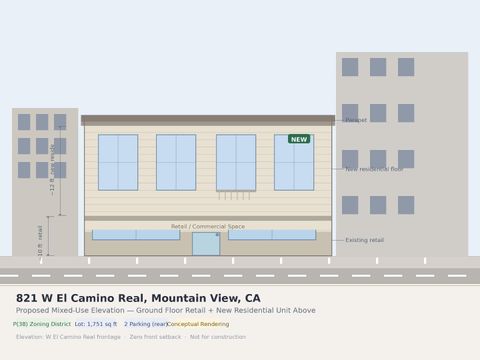 Tiny photo for 821 W El Camio Real, MOUNTAIN VIEW, CA 94040 (MLS # ML82035931)