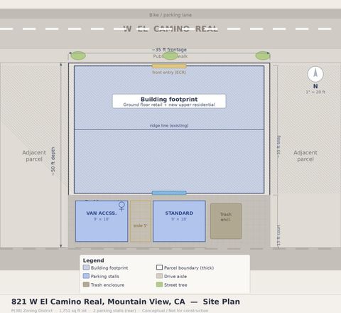 Tiny photo for 821 W El Camio Real, MOUNTAIN VIEW, CA 94040 (MLS # ML82035931)