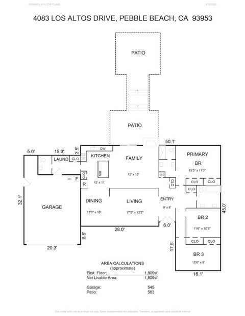 Tiny photo for 4083 Los Altos Drive, PEBBLE BEACH, CA 93953 (MLS # ML82043997)