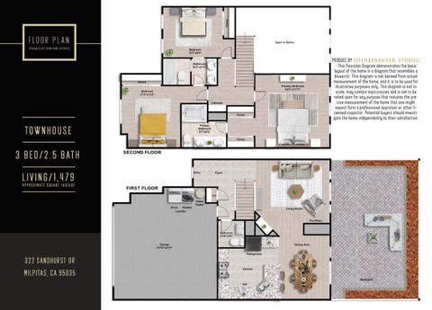 Tiny photo for 322 Sandhurst Drive, MILPITAS, CA 95035 (MLS # ML82038932)