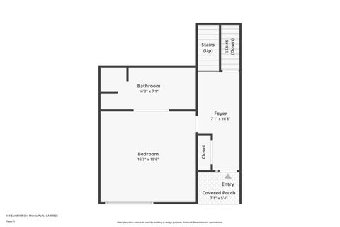 Tiny photo for 184 Sand Hill Circle, MENLO PARK, CA 94025 (MLS # ML82034798)