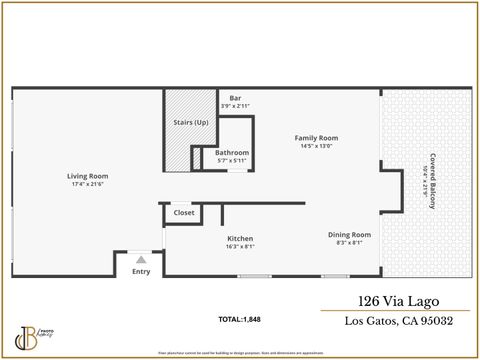 Tiny photo for 126 Via Lago, Los Gatos, CA 95032 (MLS # ML82034857)