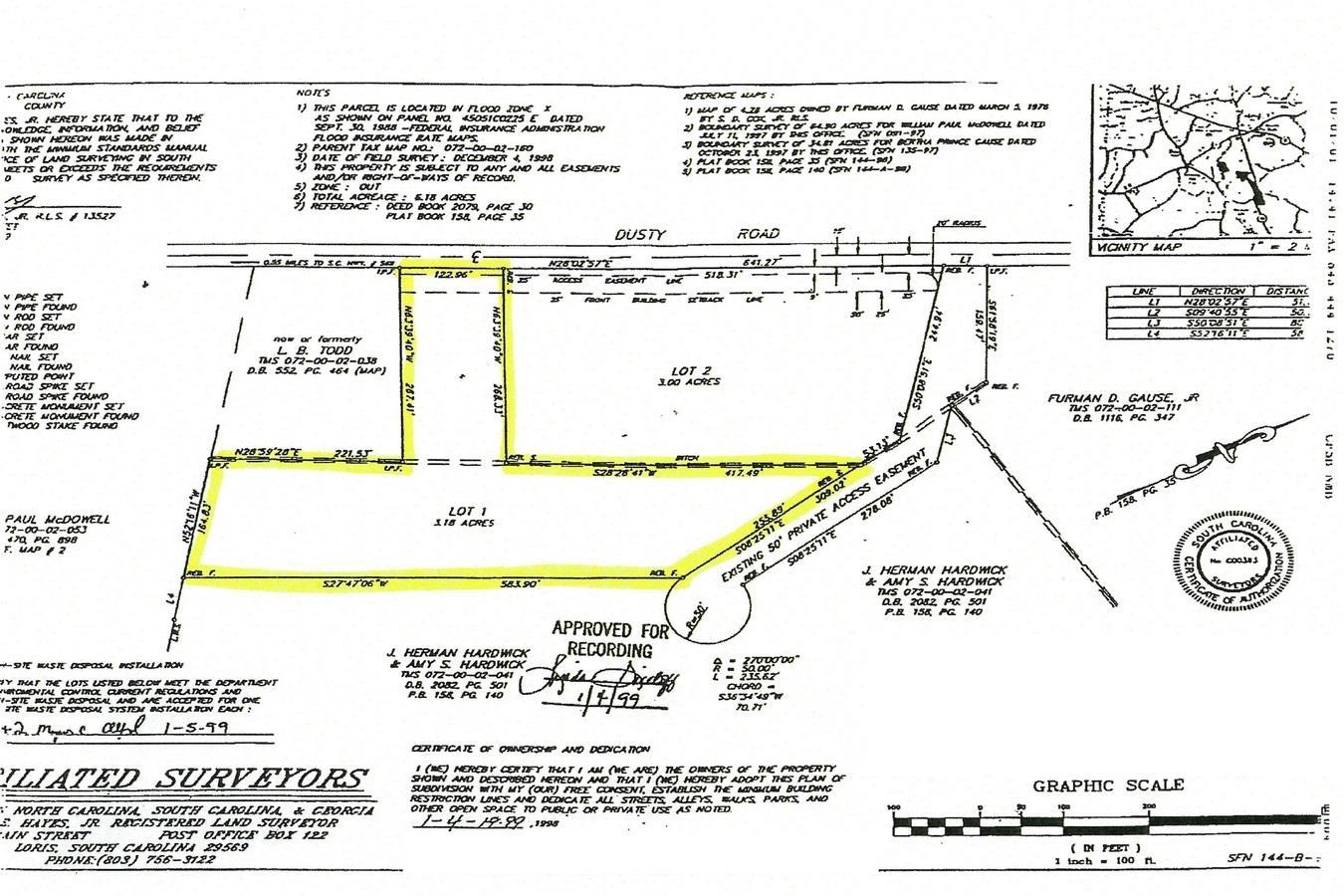 3012 Dusty Rd. Lot 1, NE of Hwy 618