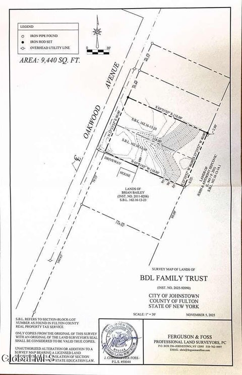 Vacant Land For Sale - L24-25 Oakwood Avenue<br/> Johnstown, NY 12095