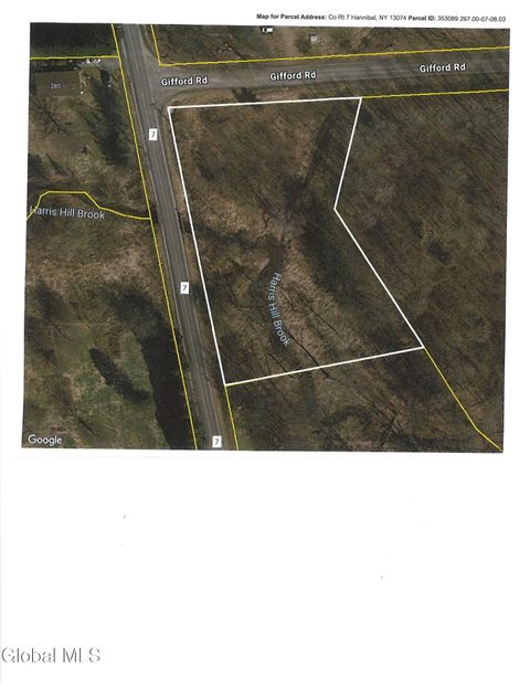 Vacant Land For Sale - L8.03 County Route 7<br/> Oswego County, Hannibal, NY 13074