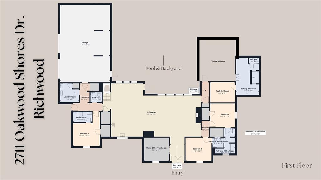 2711 Oakwood Shores Drive