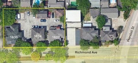 Property photo of 1620, 1624 & 1630 richmond avenue, houston, TX 77006