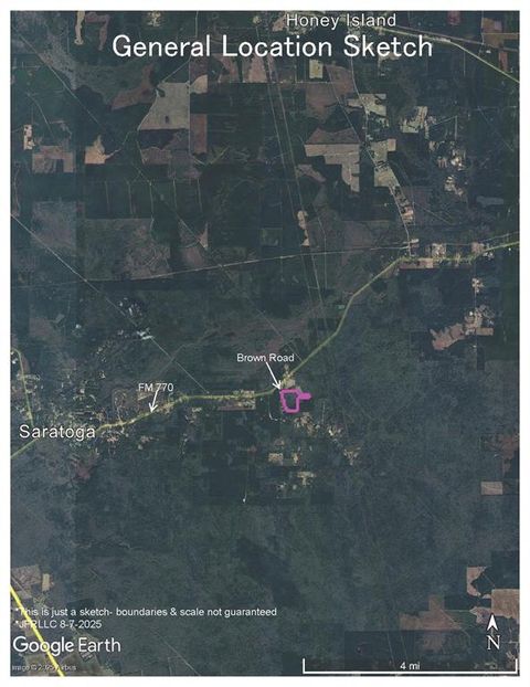 Vacant Land For Sale - 000 Brown Rd<br/> Hardin County, Saratoga, TX 77585