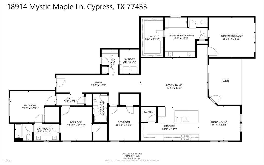 18914 Mystic Maple Lane, Cypress, Texas image 36